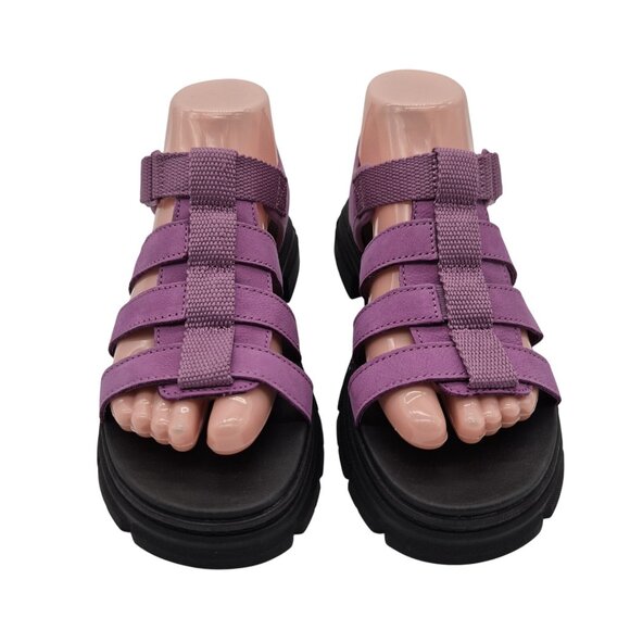 UGG womens  Sandals Size 6 Ashton Multistrap Pink Fuchsia Comfort Summer (41) - Picture 2 of 12